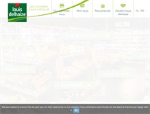 Tablet Screenshot of louisdelhaize.be